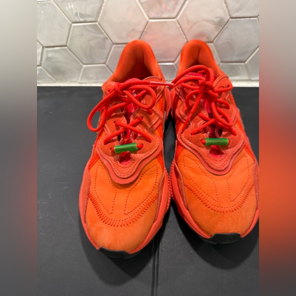 Adidas Ozweego Bold Orange Men’s Sneakers Size 8 - Picture 6 of 12
